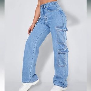 Amazon denim cargo pants